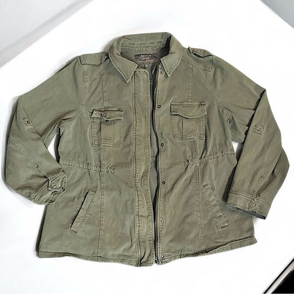Torrid Twill Anorak Utility Jacket Size Large - Picture 9 of 16